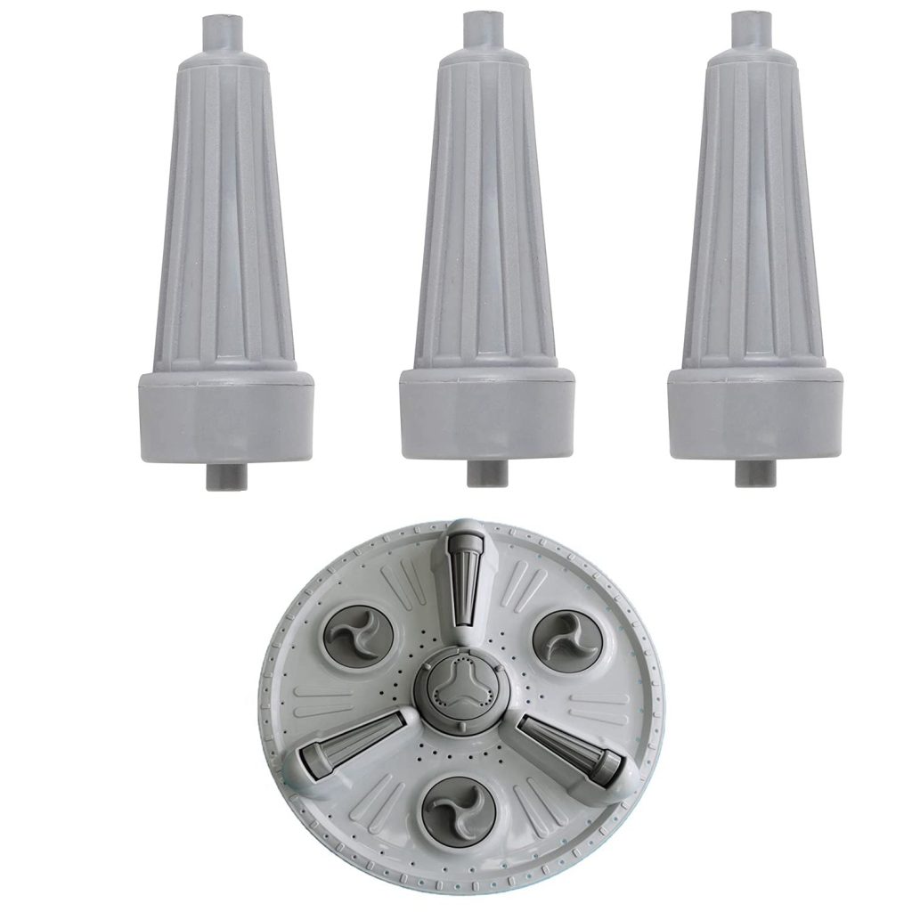 SHRITHU Washing Machine Roller Compatible with Lg Semi Automatic Pulsator Roller Belan Washing Machine (3 Pcs Set)