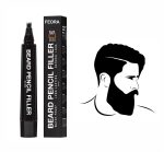 FEORA Beard Color Pencil for Men, Beard Filling Waterproof Sweat Proof Pen Kit for Patchy Areas/Male Mustache Repair Shape, Beard, Moustache & Eyebrows, Enhance Facial Hair, Mustache and Beard