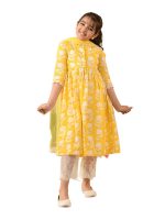 Pspeaches Girls Kurta & Palazzo