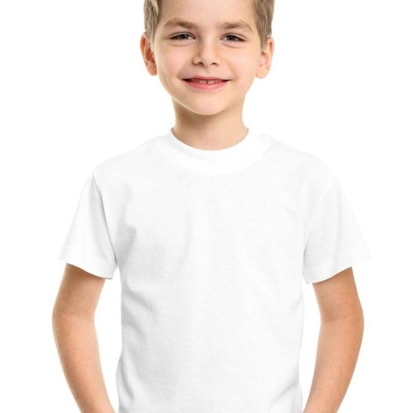 Double F Boy's Solid Regular Fit T-Shirt