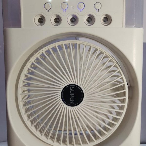 CTRL Portable AC Mini Cooler Fan for Room Cooling - Rechargeable Air Conditioner, Water Cooler, Humidifier, Purifier - Heavy Flat Squeeze