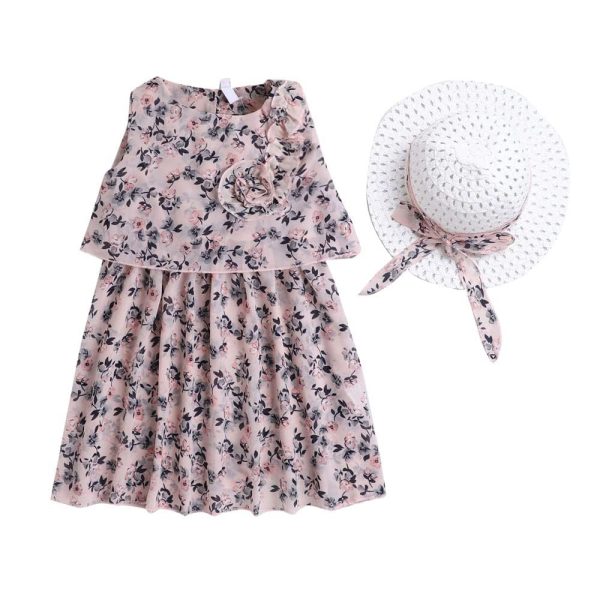 Hopscotch Girls Knee Length Casual Dresses