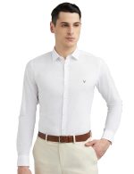 Allen Solly Men's Solid Slim Fit Shirt