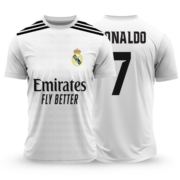 TRADITION KNITWEARS Sports Soccer Football Jersey Regular Fit Half Sleeve Round Neck T-Shirt for Kids, Boys & Men