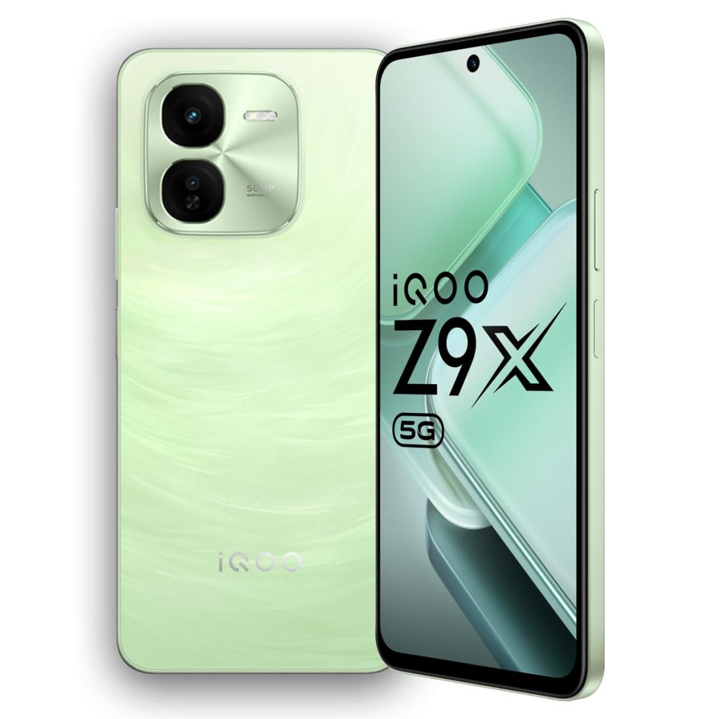 iQOO Z9x 5G (Tornado Green, 6GB RAM, 128GB Storage) | Snapdragon 6 Gen 1 with 560k+ AnTuTu Score | 6000mAh Battery with 7.99mm Slim Design | 44W FlashCharge