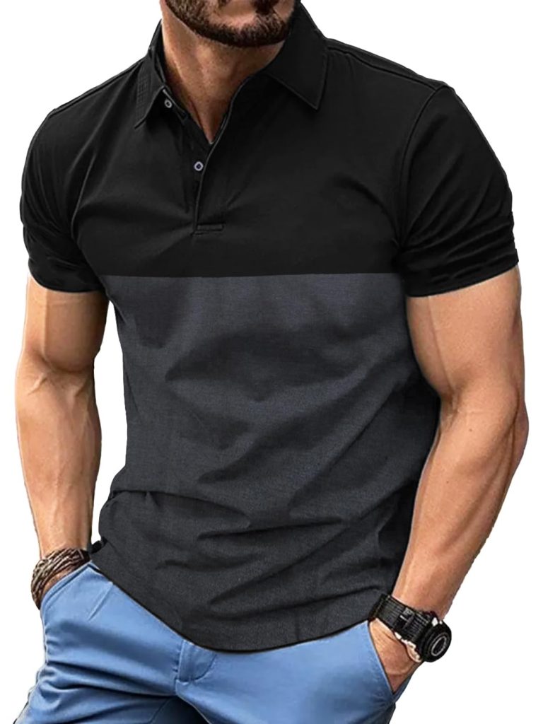 LEOTUDE Men Regular Fit T-Shirt || T-Shirt For Men || Plain T Shirt || Polo T-Shirt || T-Shirt (T-Shirt)