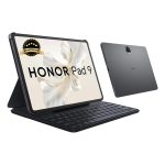 HONOR Pad 9 (Smartchoice) WiFi Tablet with Free Bluetooth Keyboard, 12.1-Inch 2.5K Display, 8GB, 256GB Storage, Snapdragon 6 Gen 1 (4nm), 8 Speakers, Up-to 17 Hours, Android 13, Metal Body, Gray