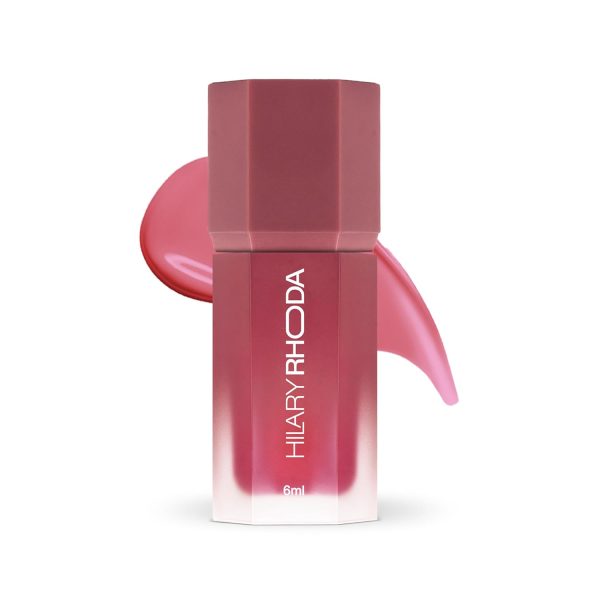 Hilary Rhoda Blush Love | Highly Pigmented Liquid Blush & Super Dewy Finish | Built-in Sponge | All Day Wear & Buildable Formula | Leak-Proof - 6ml (Scandalous | Shade 06)