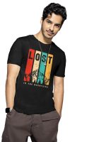 Bewakoof Men's Graphic Print Regular Fit Half Sleeve Round Neck Cotton T-Shirt