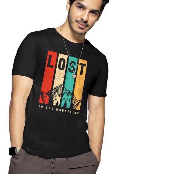 Bewakoof Men's Graphic Print Regular Fit Half Sleeve Round Neck Cotton T-Shirt