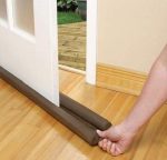 VOOY Door Bottom Sealing Strip Guard for Home | (39 inches, Pack of 3) | Door Stoppers | Door Seal | Door Closers | Sound-Proof Reduce Noise Energy Saving Weather Stripping | Waterproof (Brown/Black)