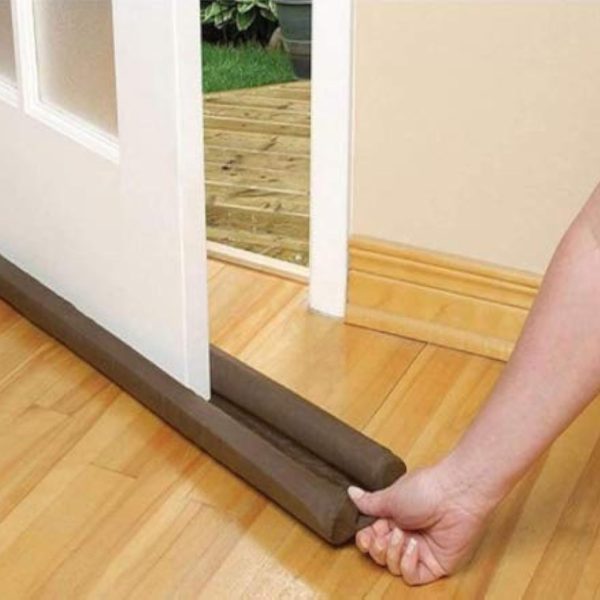VOOY Door Bottom Sealing Strip Guard for Home | (39 inches, Pack of 3) | Door Stoppers | Door Seal | Door Closers | Sound-Proof Reduce Noise Energy Saving Weather Stripping | Waterproof (Brown/Black)