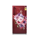 Candy 175 L Direct Cool Single Door 2 Star Refrigerator with Toughened glass Shelves (Red Arden, CSD1852RA)