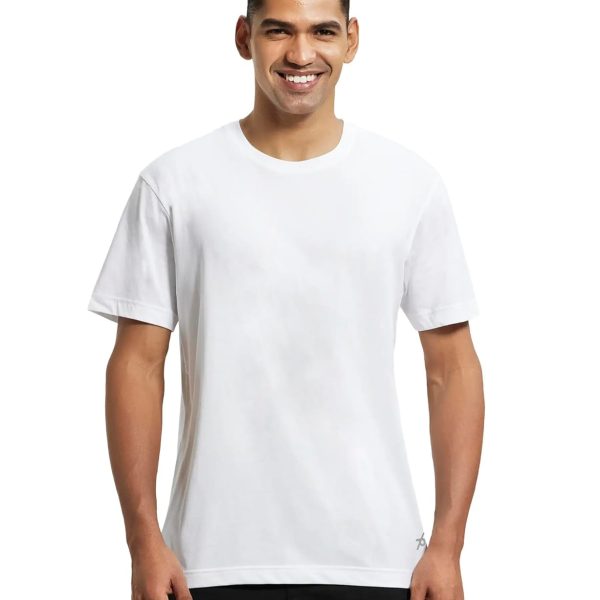 Jockey 2714 Men's Super Combed Cotton Rich Solid Round Neck Half Sleeve T-Shirt