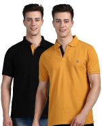 Lux Cozi Men's Solid Relaxed Fit Polo Shirt