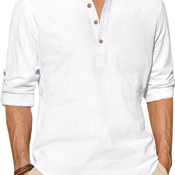 Univibe Men Solid Cotton Blend Straight Kurta Shirt