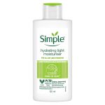 Simple Kind To Skin Hydrating Light Moisturiser Lotion 125ml | For All Day-Long Hydration | For All Skin types