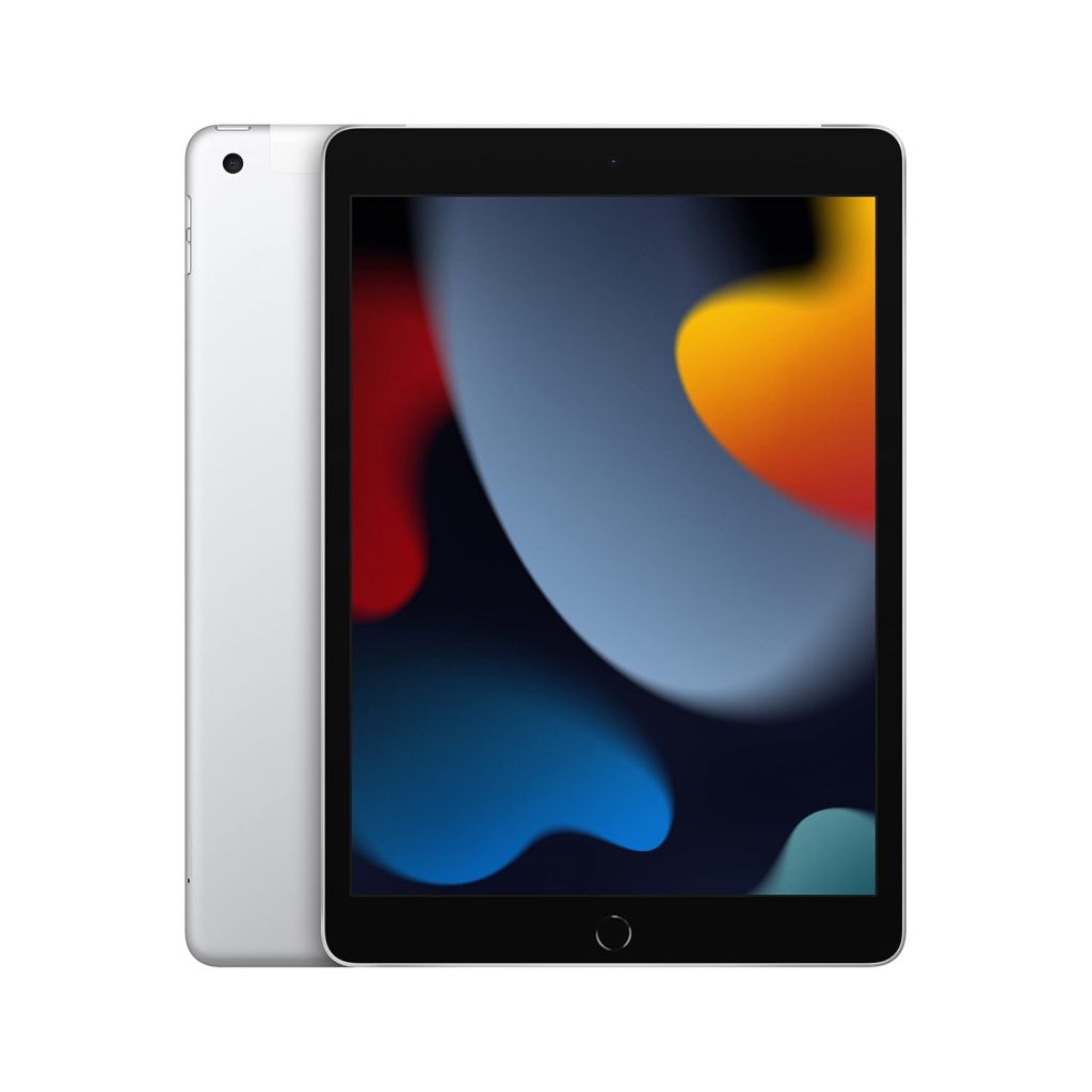 2021 Apple 10.2-inch (25.91 cm) iPad with A13 Bionic chip (Wi-Fi + Cellular, 256GB) - Silver (9th Generation)