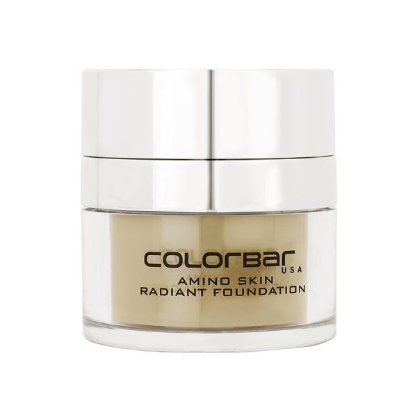 Colorbar Amino Skin Radiant Cream Foundation, Ivory Fair 001, 15g | Smooth and Satin finish | High-coverage | Suitable for all skin types