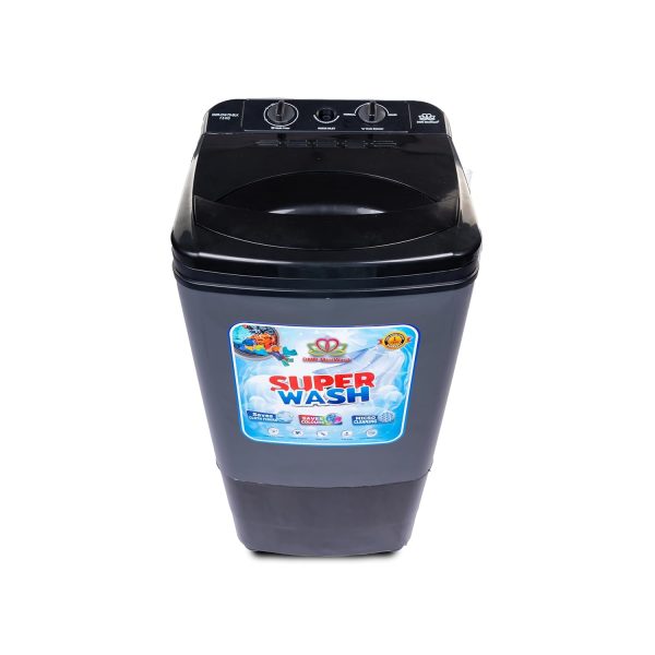 DMR-OW-75 Only Washer with 7.5Kg Washing Capacity and 1 Year Free Spare Supply Warranty. (Only Washer - No Spin dryer) (Black)