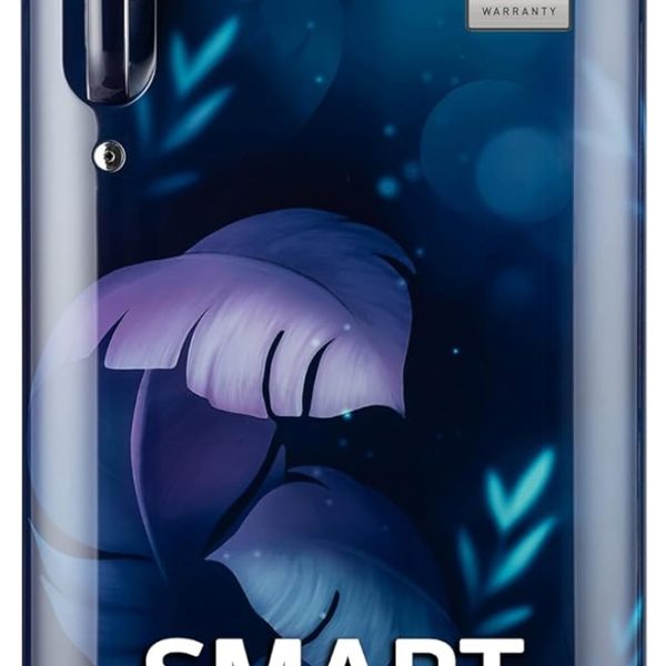 LG 185 L 5 Star Direct Cool Smart Inverter Compressor Single Door Refrigerator (GL-D201ABIU, Blue ILAN, Moist N Fresh, Auto Smart Connect with Base Stand Drawer)