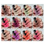Volo Color Rich Toxic Free Perfection Shine Nail Polish Set of 12 Combo-No-278 Coral, Mischievous Mint, Bright Plum, Dark Nude, Nude, ETC (Pack of 12)