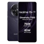 realme 13+ 5G (Dark Purple, 8GB RAM, 256GB Storage) 6.67" AMOLED Display | 80W Ultra Charging DAK | Dimensity 7300E Processor