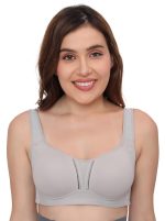 PLUMBURY Nylon Blend Full Support Minimizer Everyday Bra For Women Full Coverage | Wireless| Padded With Seamless Soft Cups
