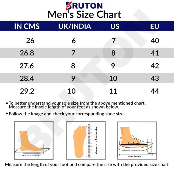 BRUTON Combo of Men's Sports Running Shoes