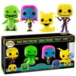 Disney Pack 4 Figurines POP! Movies Vinyl Nightmare Before Christmas (EMEA) 9 cm