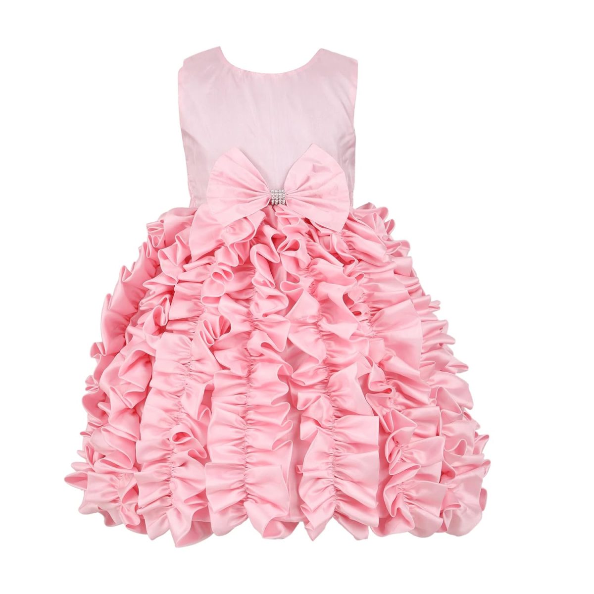 Fairy Dolls Baby Girls Knee Length Frill Dress
