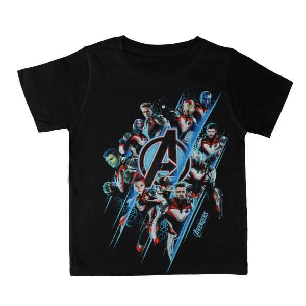 Marvel Avengers by Wear Your Mind Boy's Regular Fit T-Shirt