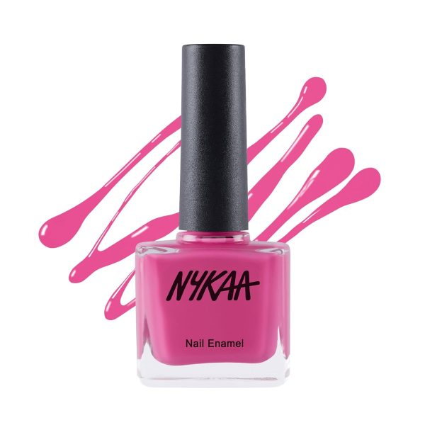 Nykaa Nail Enamel, Matte Finish, Strawberry Soda 267, 10 Ml