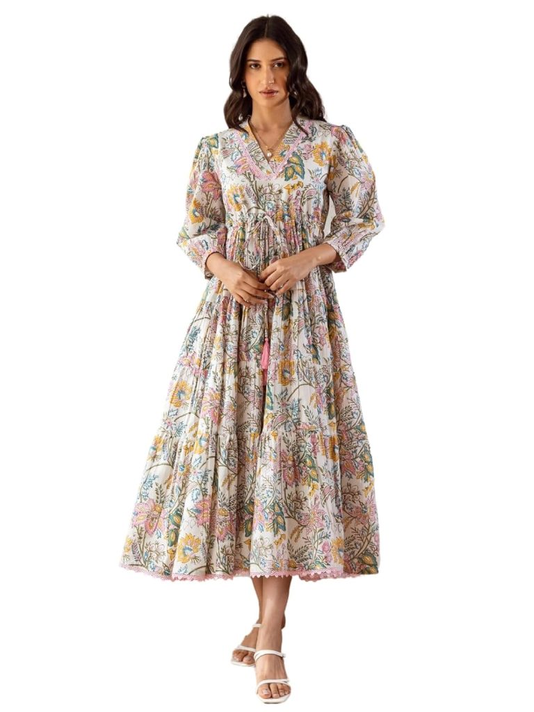 GRECIILOOKS Dress for Women Stylish | One Piece Dress for Women Long | Women Dress | Long Dress for Women | Maxi Dress for Women
