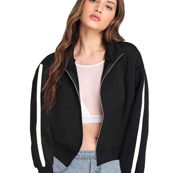 Fabricorn Women's Fleece Collared Neck Sweatshirt