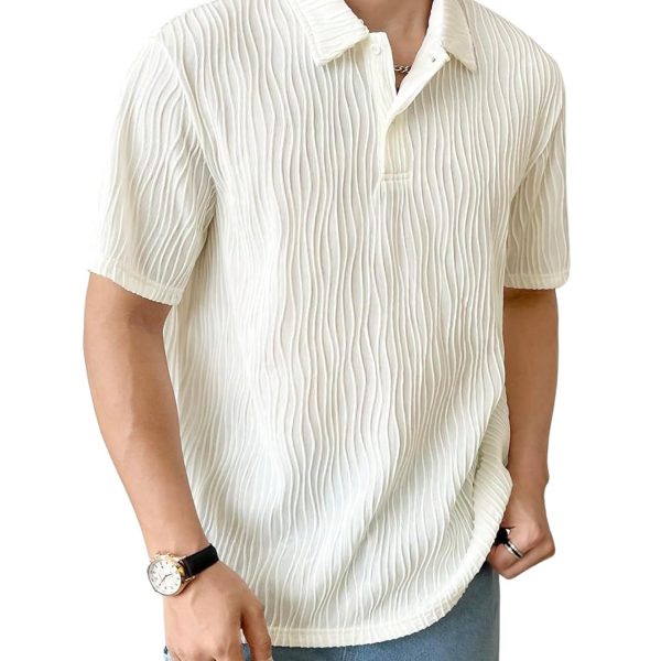 Leriya Fashion Cotton Polo T-Shirt for Men – Soft Breathable Fabric | Regular Fit Half Sleeve Collar Tee for Summer Casual Wear