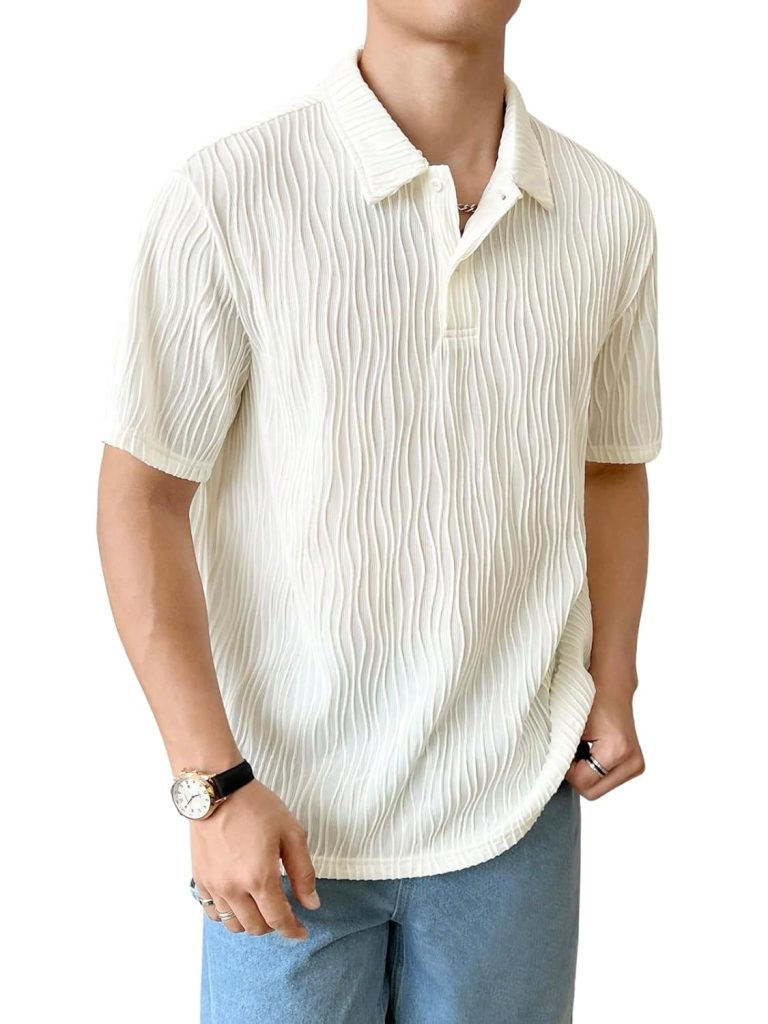 Leriya Fashion Cotton Polo T-Shirt for Men – Soft Breathable Fabric | Regular Fit Half Sleeve Collar Tee for Summer Casual Wear