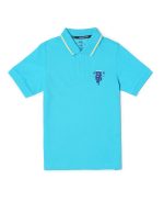 Jockey AB24 Boy's Super Combed Cotton Rich Graphic Printed Half Sleeve Polo T-Shirt