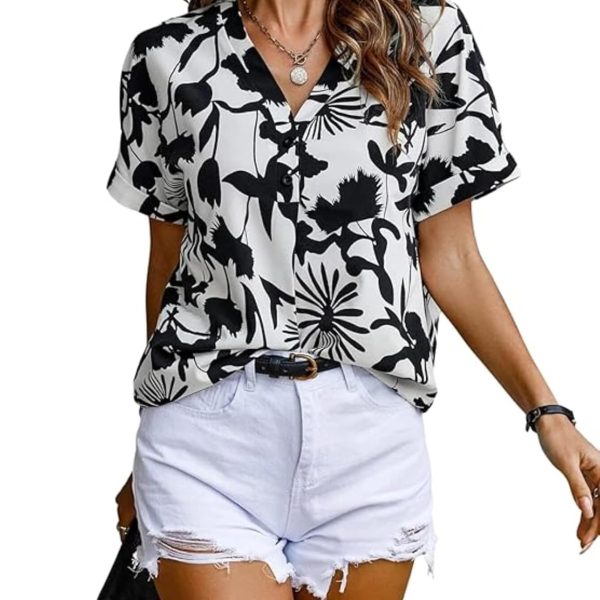 Leriya Fashion Shirts for Women – Korean Style Long Sleeve Oversized Button Down | Plus Size Workwear Top for Office & Casual Wear