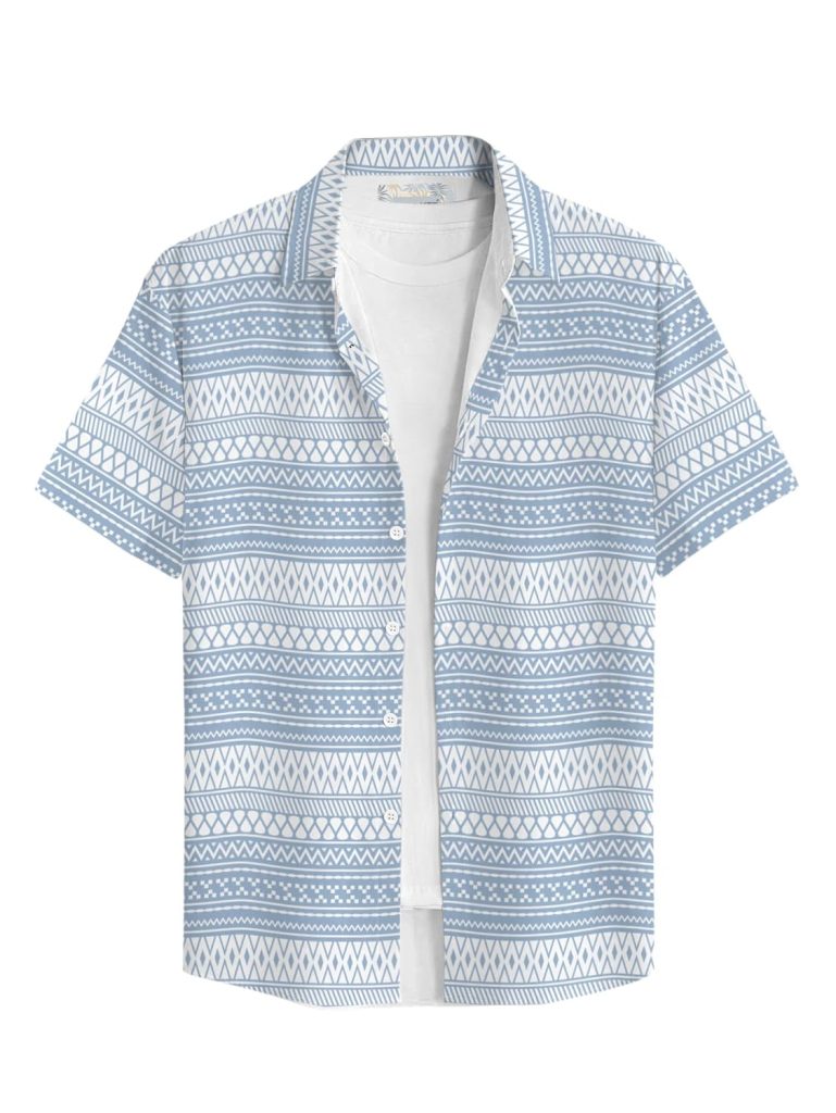 BULLMER Trendy Regular Fit Printed Causal Shirt for Men - Pack of 1