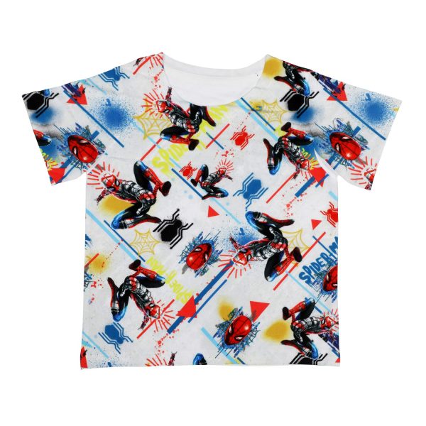 Marvel Spiderman by Wear Your Mind Boy's Regular Fit T-Shirt