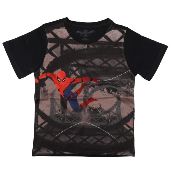 Marvel Spiderman by Wear Your Mind Boy's Regular fit T-Shirt