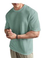O3e Mens Solid Dotted Unique Design Oversized Tshirt for Men - Round Neck Loose Fit Drop Shoulder Mens T-Shirt
