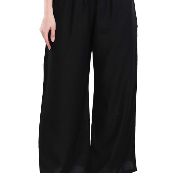 TRASA Women's and Girls Cotton Reyon Regular Fit Palazzo Pants - Available Size - L, XL, 2XL, 3XL