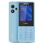 Lava A5 (2025) Dual SIM Keypad Mobile with 2.4'' Big Display | UPI Support, 1200mAh Battery | BOL Feature | Camera | Auto Call Recording | Glass Finish | and 7 Regional Languages - Blue
