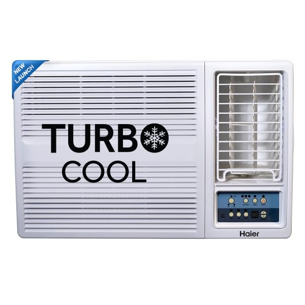 Haier 1.5 Ton 3 Star Fix Speed Side Flow Window AC (Copper, Turbo Mode, Anti Bacterial Filter, Cools at 54°C Temp, Long Air Throw - HWU18F-AOW3BN-FS)