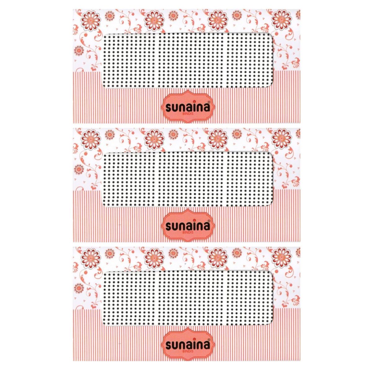 Sunaina Bridal Collection BLACK Bindi for Women (size-9) (Size 1.5mm)