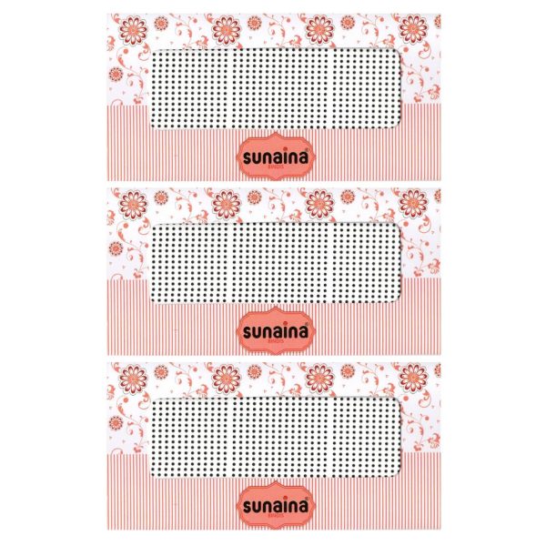 Sunaina Bridal Collection BLACK Bindi for Women (size-9) (Size 1.5mm)
