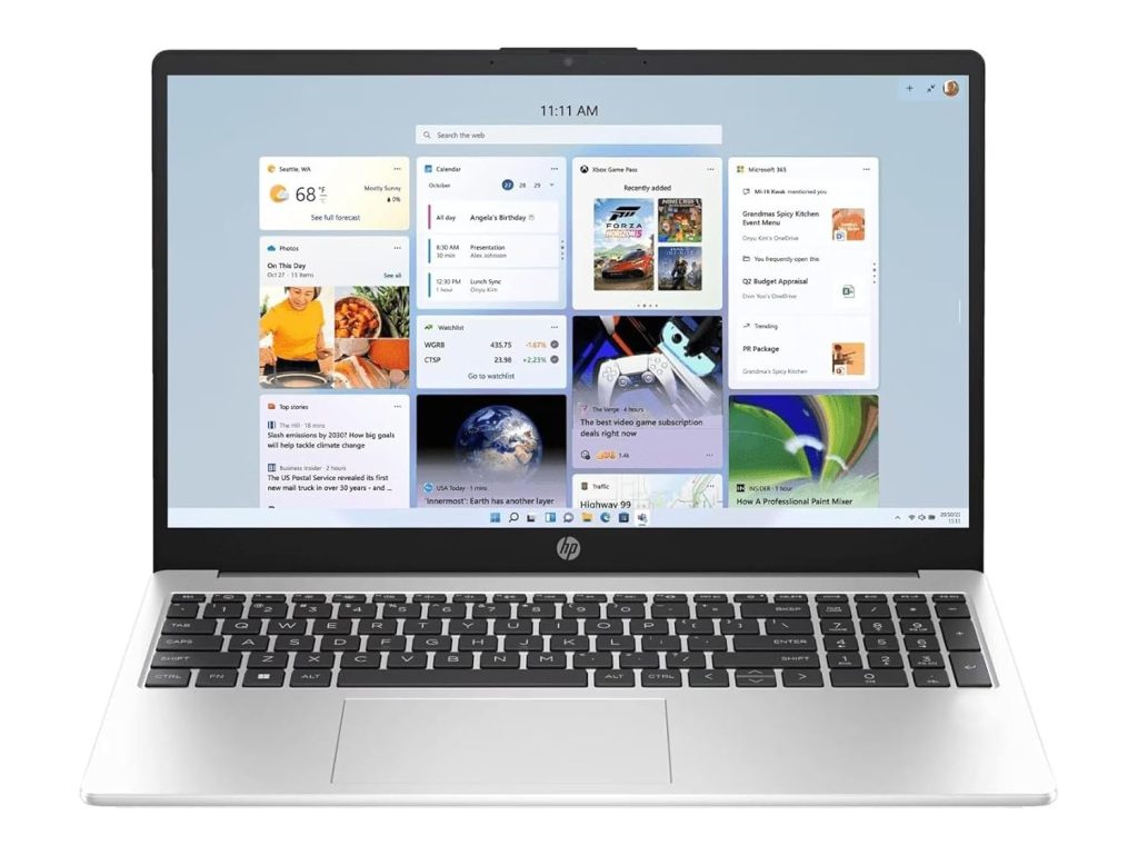 HP 255 G10, AMD Ryzen 3 7320U Quad Core -(8 GB/512 GB SSD/AMD Radeon Graphics/Windows 11) Thin and Light Business Laptop/15.6" HD Display/Turbo Silver/1.5 kg