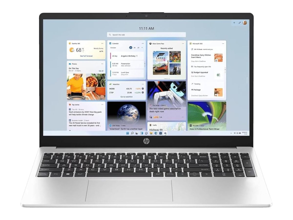 HP 255 G10, AMD Ryzen 3 7320U Quad Core -(8 GB/512 GB SSD/AMD Radeon Graphics/Windows 11) Thin and Light Business Laptop/15.6" HD Display/Turbo Silver/1.5 kg